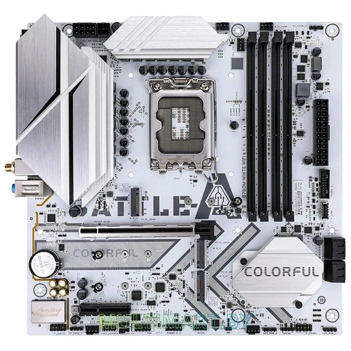 Материнская плата Colorful BATTLE-AX B760M-WHITE WIFI V20